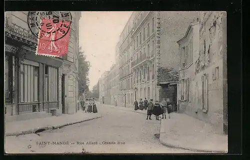 AK Saint-Mande, Rue Allard, Grande Rue