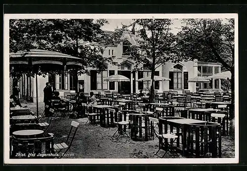 AK Zeist, Het Jagershuis, Terras