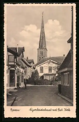 AK Baarn, Nijverheidsstraat met Prot. Kerk