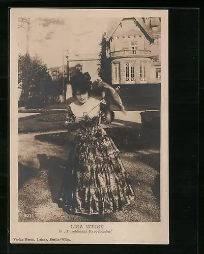 AK Schauspielerin Lisa Weise in Durchlaucht Hypochonder