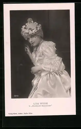 AK Schauspielerin Lisa Weise in Durchlaucht Hypochonder