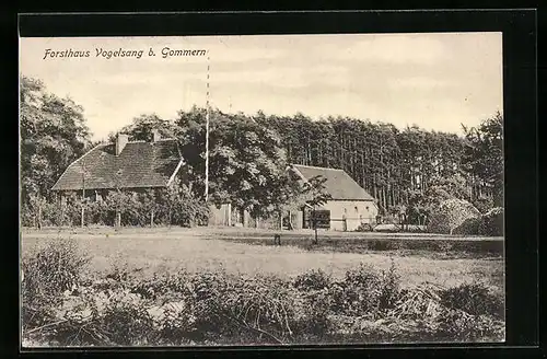 AK Gommern, Forsthaus Vogelsang