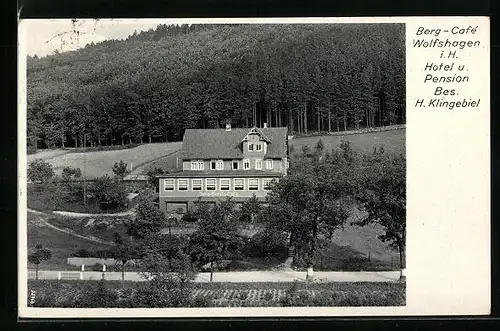 AK Wolfshagen i. H., Berg-Café Wolfshagen