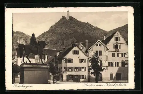 AK Geislingen / Steige, Partie am Kirchplatz