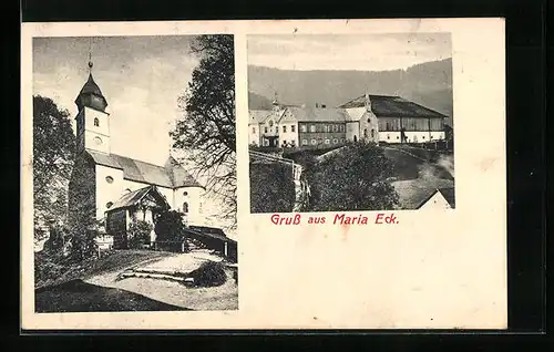 AK Maria-Eck, Kirche, Teilansicht