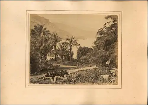 Fotografie unbekannter Fotograf, Ansicht Monte Carlo, Theatre Et Jardins, Kiosk Verkaufsstand