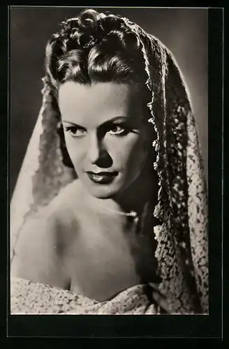 AK Schauspielerin Angelika Hauff spielte u. a. im Film Figaros Hochzeit