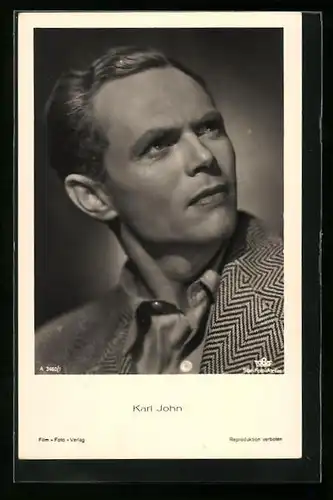 AK Schauspieler Karl John in dem Film Zwei in einer grossen Stadt