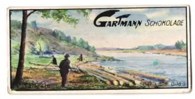 Sammelbild Gartmann Schokolade, Serie: 588, Bild 3, Im Lande der tausend Seen, Tampera