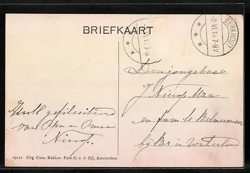 AK Berkhout, Kirche, Strassenpartie mit Geschäft, Strassenpartie mit Kirche