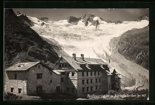 AK Berlinerhütte, Berghütte mit Horngletscher