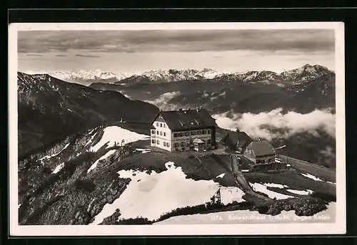 AK Rotwandhaus, Berghütte b. Schliersee d. Alpenver. Sekt. T. A. K. Mchn.