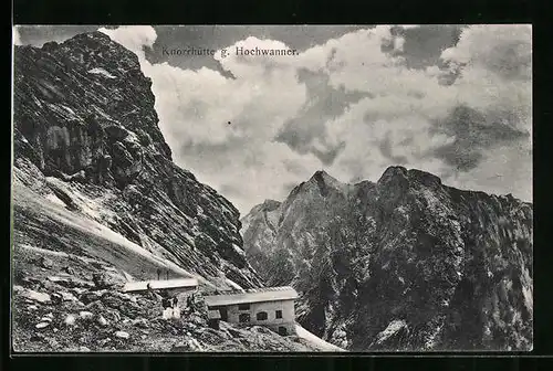 AK Knorrhütte, Berghütte g. Hochwanner