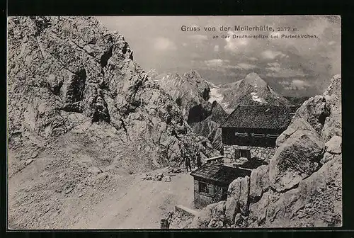AK Meilerhütte, Berghütte an der Dreitorspitze bei Partenkirchen