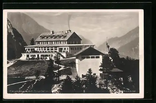 AK Kreuzeckhaus, Berghütte mit Bergstation