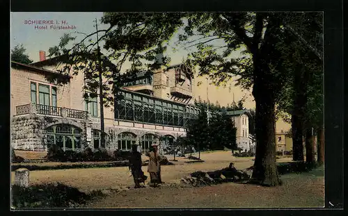 AK Schierke i. H., Hotel Fürstenhöh
