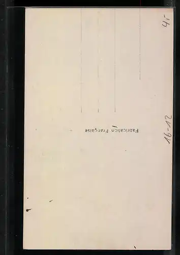 Foto-AK Bleuet Paris: Junge Frau mit ihrem Pferd