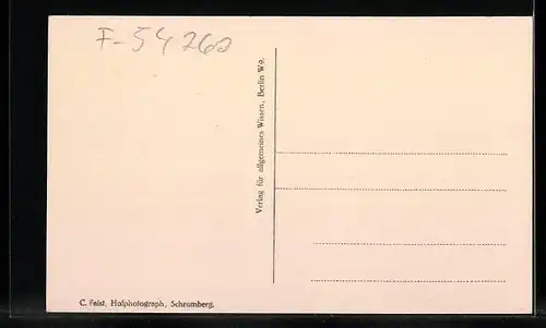 AK Longuyon, Strassenpartie mit zerstörten Häusern