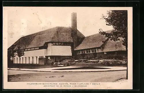 AK Hilversum, Nederland. School Fabritiuslaan