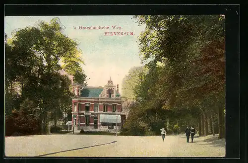 AK Hilversum, `s Gravelandsche Weg
