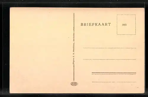 AK Amsterdam, V. Baerlestraat & Rijks-Postspaarbank