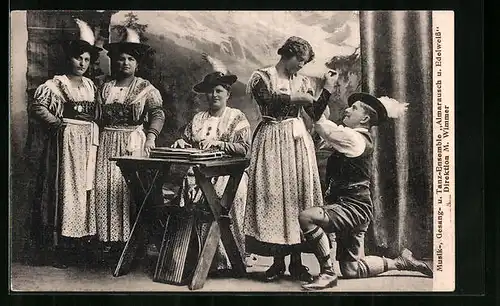 AK Musik- und Tanz-Ensemble Almrausch u. Edelweiss, Dir. M. Wimmer
