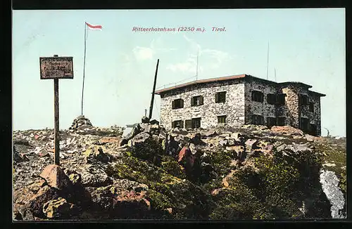 AK Rittnerhornhaus, Hüttenansicht