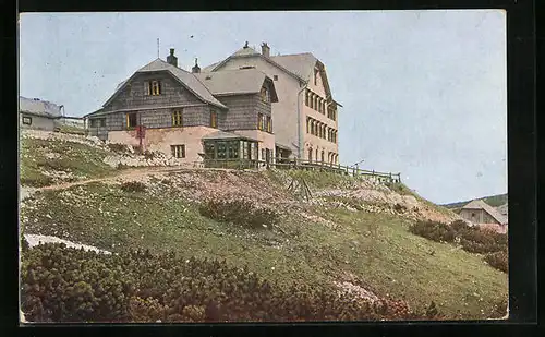 AK Ottoschutzhaus, Berghütte an der Rax