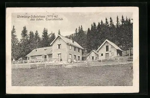 AK Unterberg-Schutzhaus, Berghütte des österreichischen Touristenklub