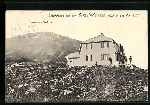 AK Gemeindealpenhütte, Berghütte mit Oetscher