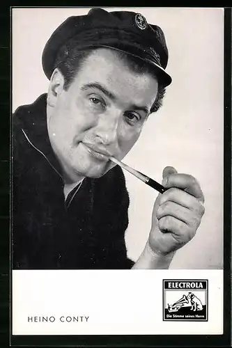 AK Musiker Heino Conty mit Tabakpfeife