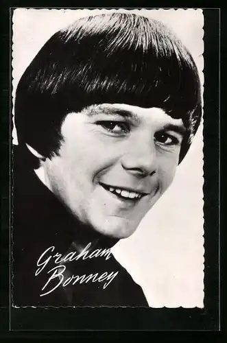 AK Musiker Graham Bonney mit Pilzkopf