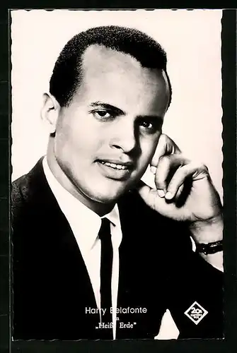 AK Musiker Harry Belafonte in dem Film Heisse Erde