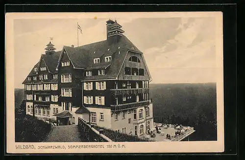 AK Wildbad / Schwarzwald, Sommerberghotel