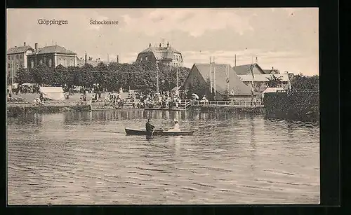 AK Göppingen, Ruderpartie auf dem Schockensee