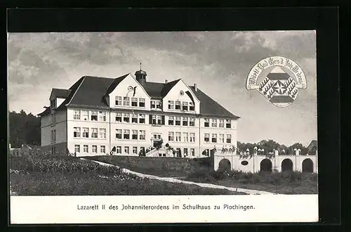 AK Plochingen, Lazarett II des Johanniterordens im Schulhaus