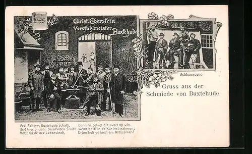 AK Buxtehude, Christ. eberstein Vorstahlmeister, Schlussscene