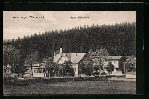 AK Braunlage /Oberharz, Hotel Waldmühle