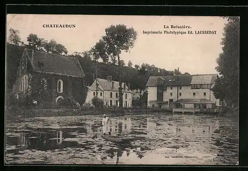 AK Châteaudun, La Boissière, Imprimerie Phototypique Ed. Laussedat