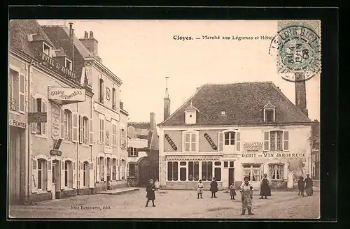 AK Cloyes, Marché aux Légumes et Hôtels