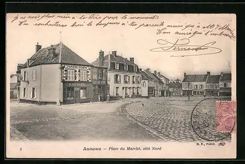 AK Auneau, Place du Marché, Côté Nord