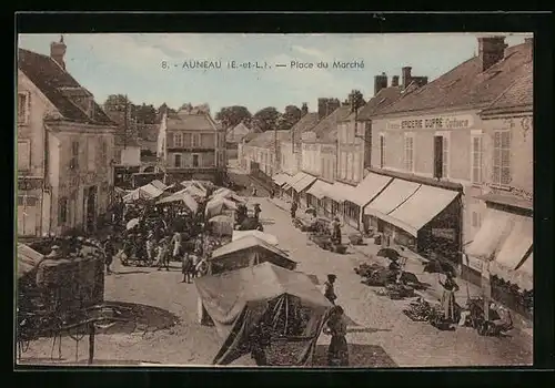 AK Auneau, Place du Marché