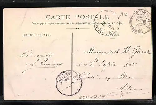 AK Rouvray, Ferme du Rouvray, Une vue sur les fossés