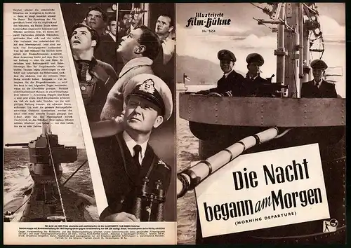 Filmprogramm IFB Nr. 1654, Die Nacht begann am Morgen, John Mills, Nigel Patrick, Regie: Roy Baker