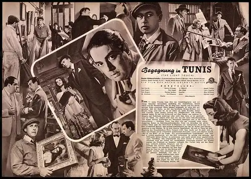 Filmprogramm IFB Nr. 1647, Begegnung in Tunis, Stewart Granger, Pier Angeli, Regie: Richard Brooks