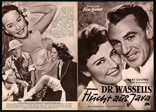 Filmprogramm IFB Nr. 1646, Dr. Wassells Flucht aus Java, Gary Cooper, Laraine Day, Regie: Cecil B. DeMille