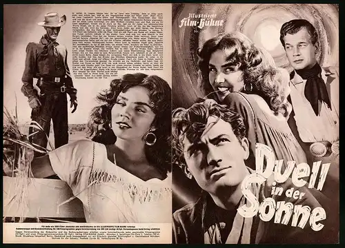 Filmprogramm IFB Nr. 1602, Duell in der Sonne, Jennifer Jones, Gregory Peck, Joseph Cotten, Regie: David O. Selznick