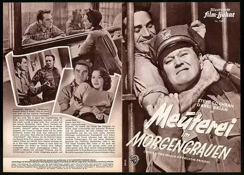 Filmprogramm IFB Nr. 1561, Meuterei im Morgengrauen, Steve Cochran, David Brian, Philip Carey, Regie: Crane Wilbur