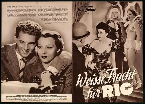 Filmprogramm IFB Nr. 1505, Weisse Fracht für Rio, Käte von Nagy, Jean-Pierre Aumont, Regie: Robert Siodmak