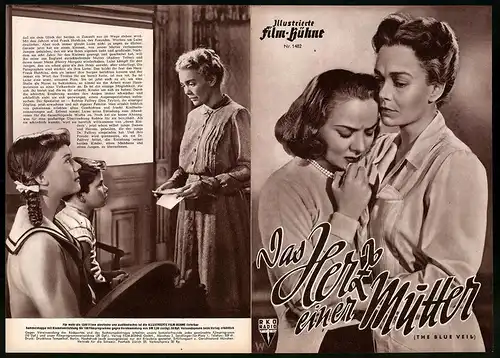 Filmprogramm IFB Nr. 1482, Das Herz einer Mutter, Jane Wyman, Charles Laughton, Regie: Curtis Bernhardt